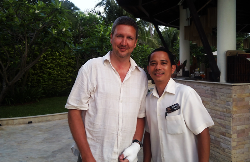 TienAndHannu800px.jpg - Tien ja Hannu. One of the nicest guys ever. Thanks for everything!